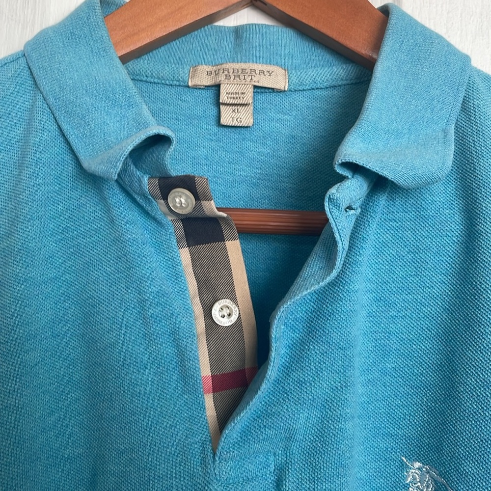 Burberry Brit - Blue Polo Shirt - Picture 4 of 6